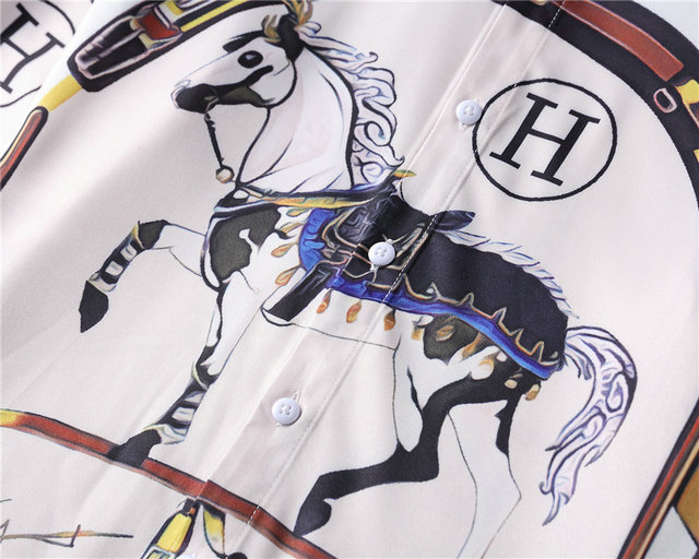 Hermès (エルメス) 長袖シャツ 2カラー