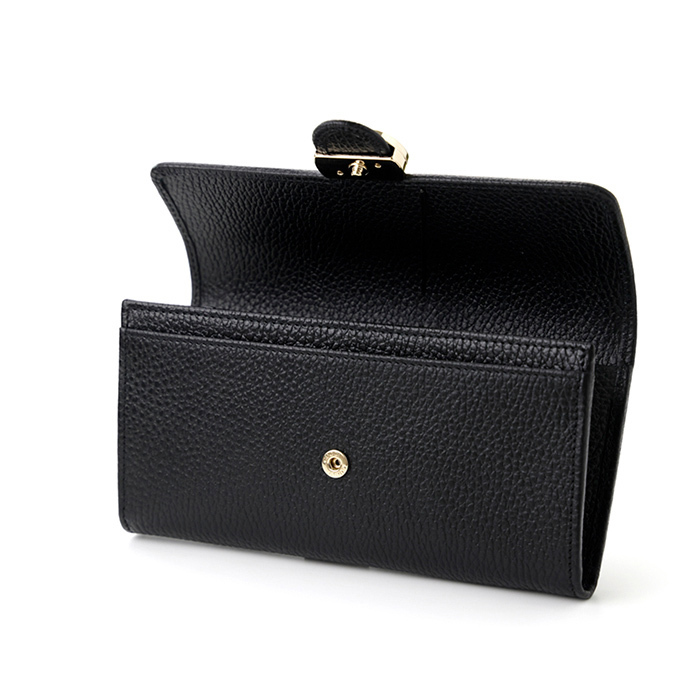 GUCCI シマレザー 長財布 ブラック 615524 ギフトに