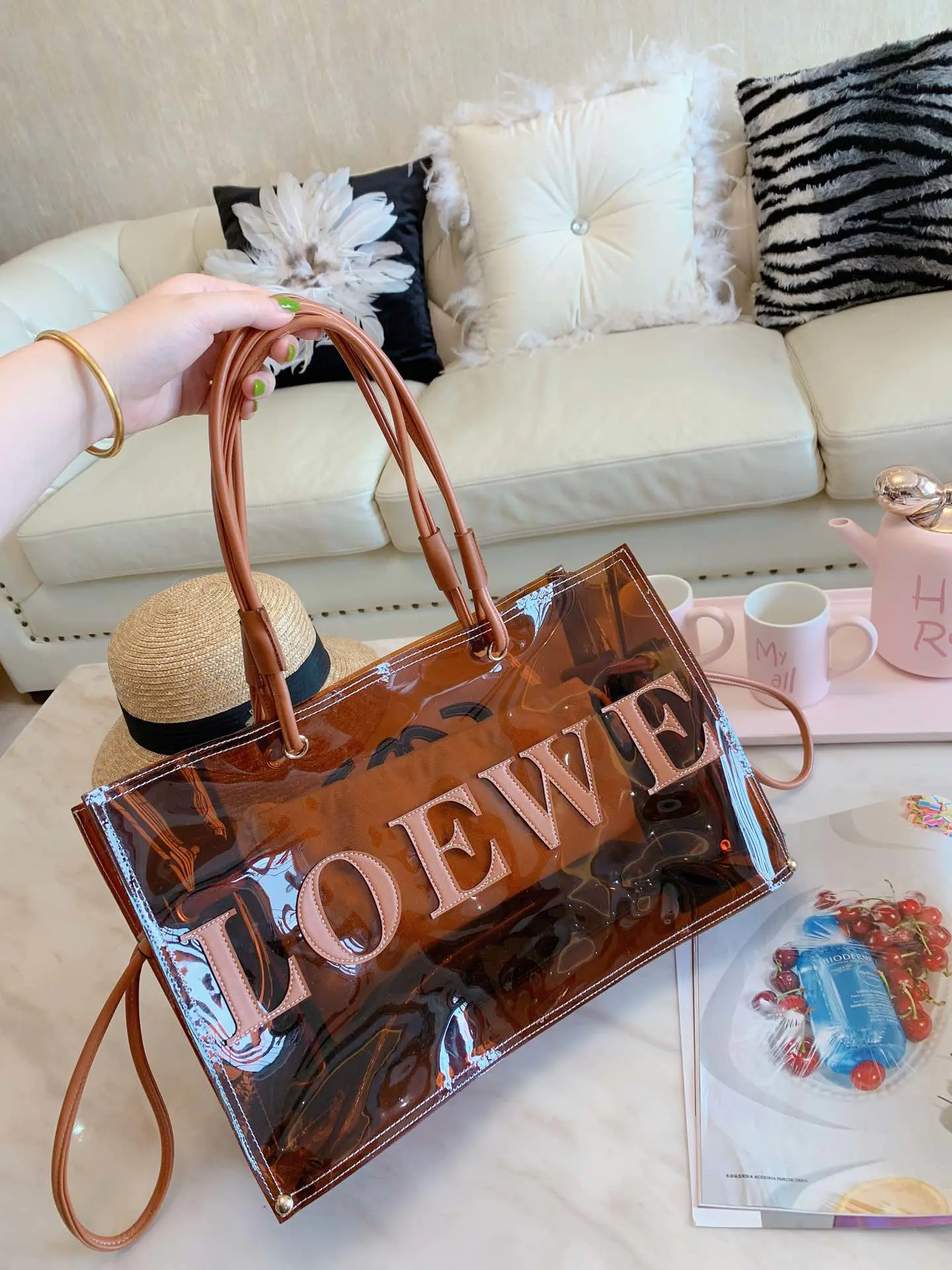 Loewe 新しいショッピング透明バッグ