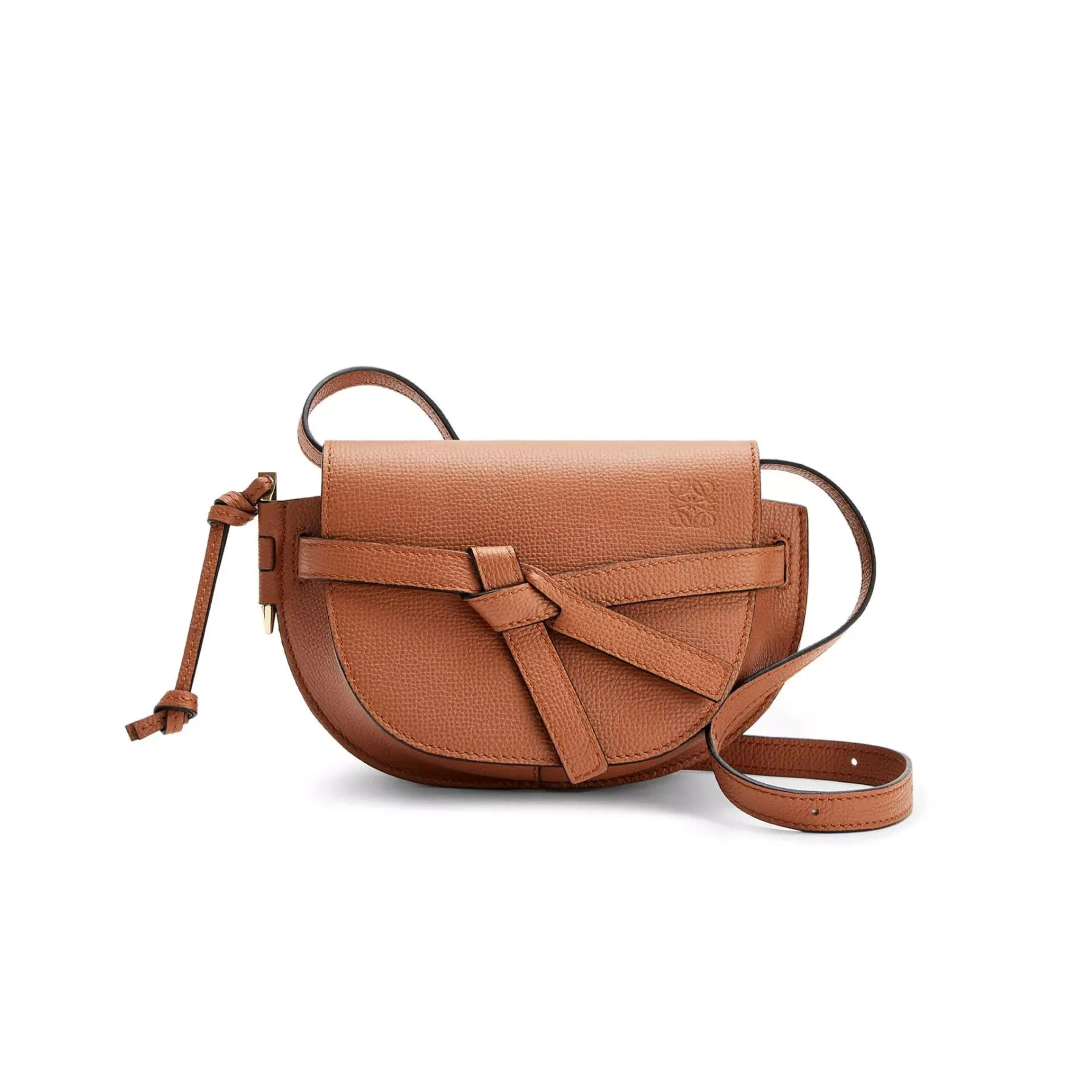 LOEWE GATEロエベゲートミニショルダーバッグ タン