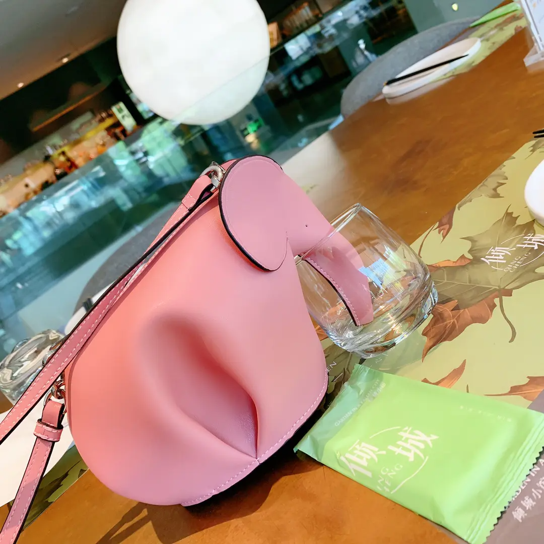 Loewe-ロエベ カウンター 新品 レザー エレファント バッグ