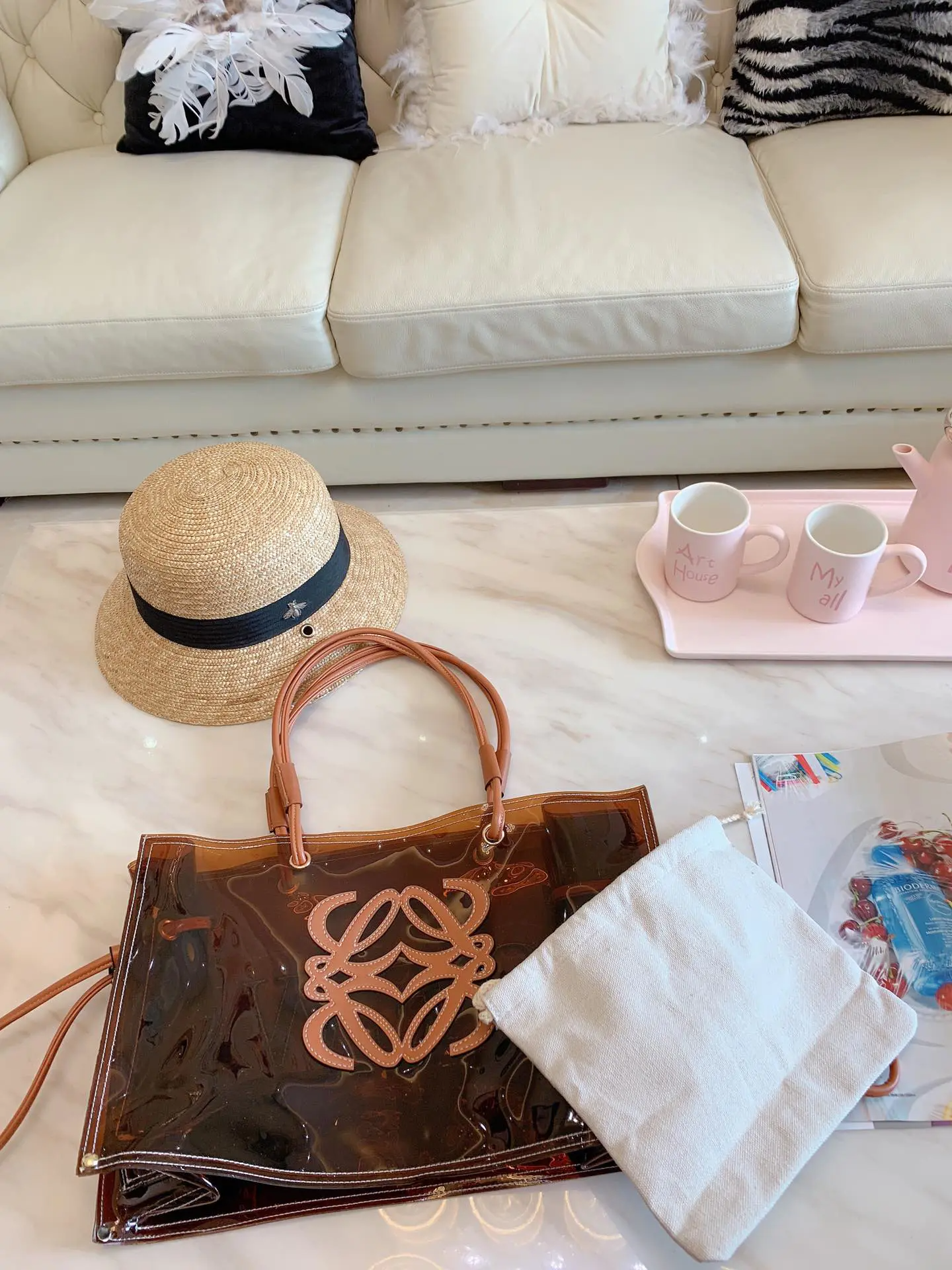 Loewe 新しいショッピング透明バッグ