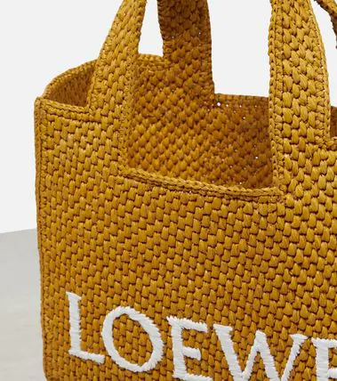 ∞∞ LOEWE ∞∞ Paula's Ibiza Font raffia バッグ ☆