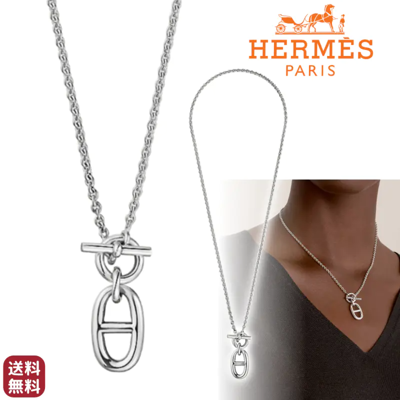◆HERMES◆エルメス Chaine d'ancre pendant ペンダント