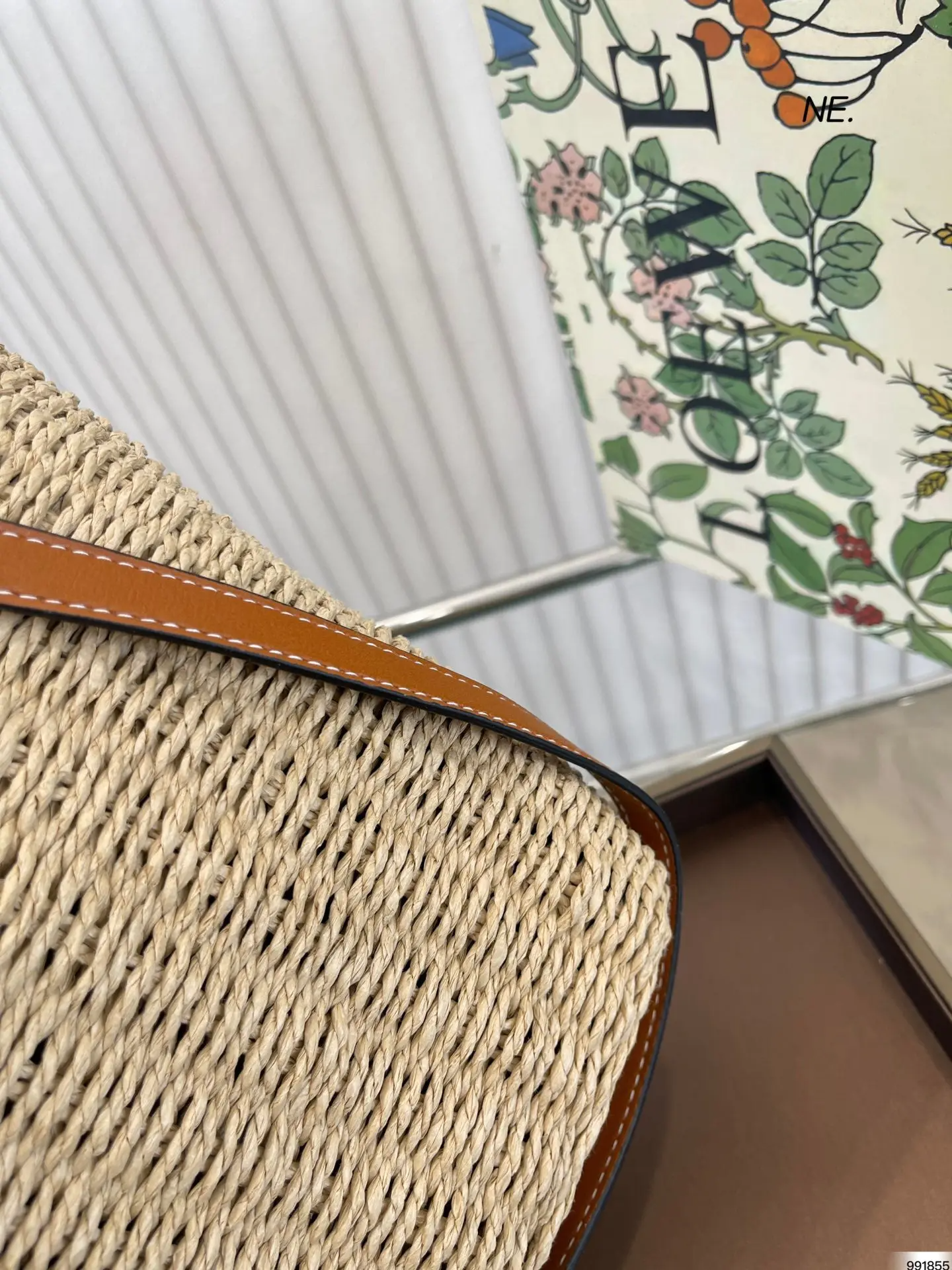 LOEWE わら織りバッグ 夏 海辺の第一選択 ハンドバッグ