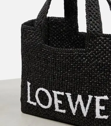 ∞∞ LOEWE ∞∞ Paula's Ibiza Font raffia バッグ ☆