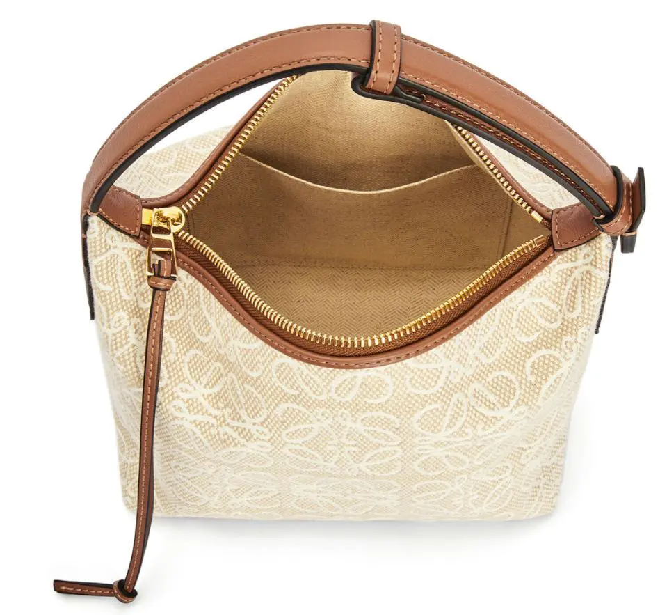 LOEWE☆スモール Cubiバッグ☆Anagramジャカード&カーフスキン (LOEWE/ショルダーバッグ・ポシェット) 71059471