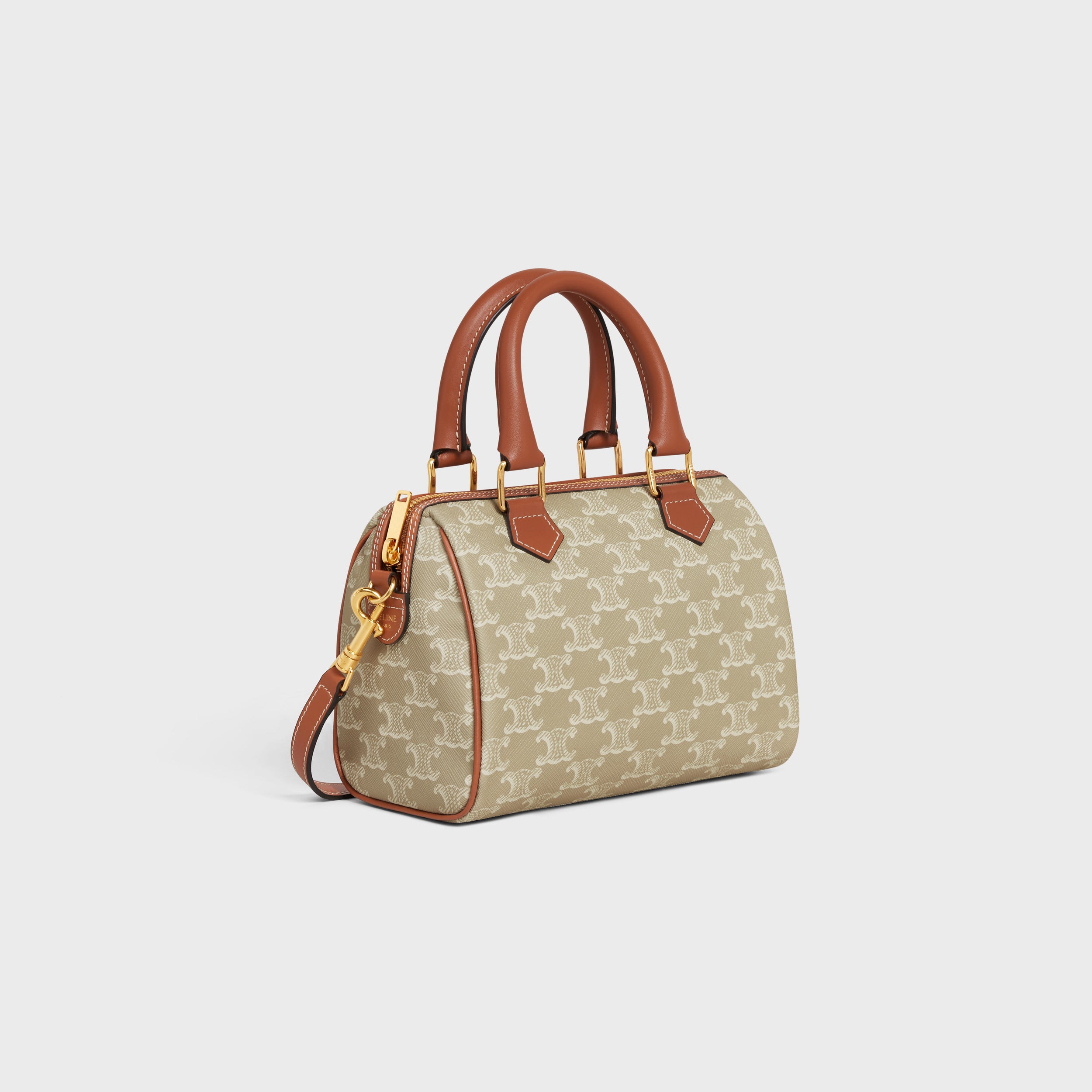 スモール ボストン / トリオンフキャンバス＆カーフスキン