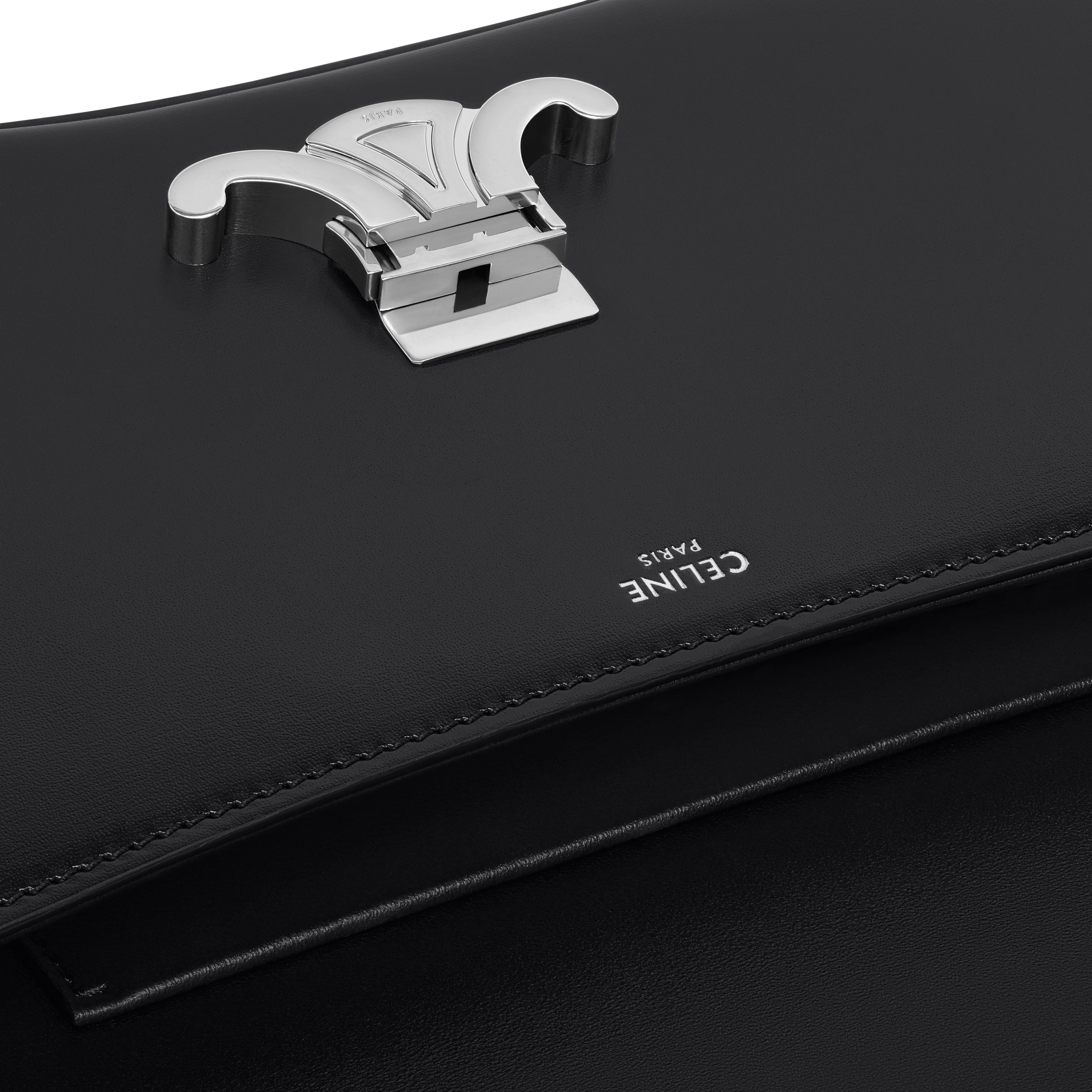 ミディアム CELINE ローラ バッグ / シャイニーカーフスキン