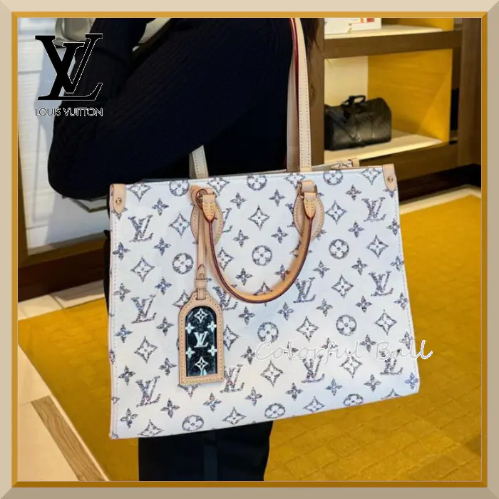 【エレガント】Louis Vuitton　オンザゴー　MM　トートバッグ M24708