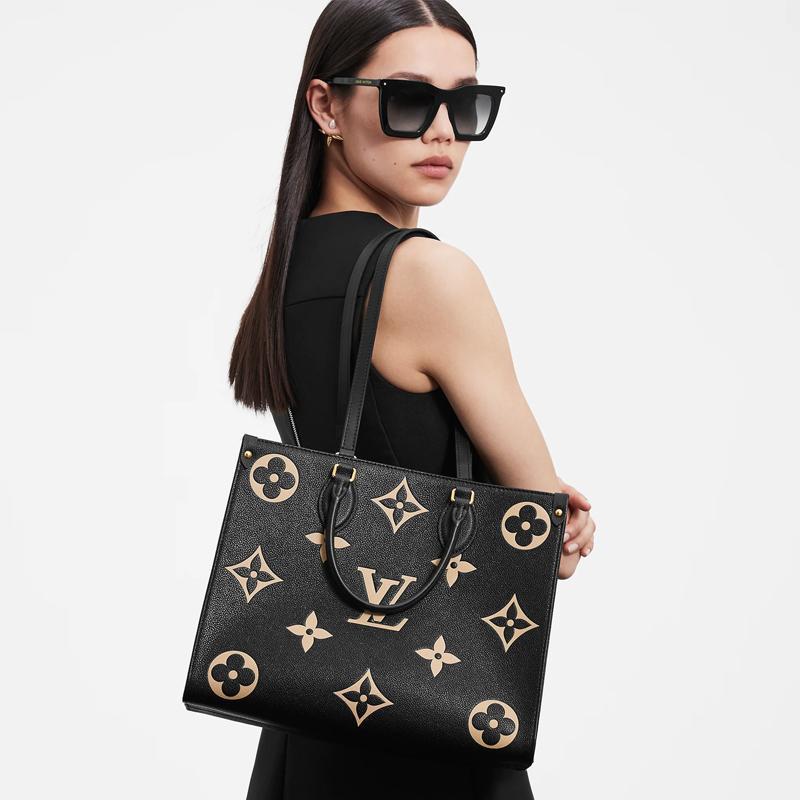 LOUIS VUITTON オンザゴー MM 長財布 2点セット お得 Ref:M45495+M80481