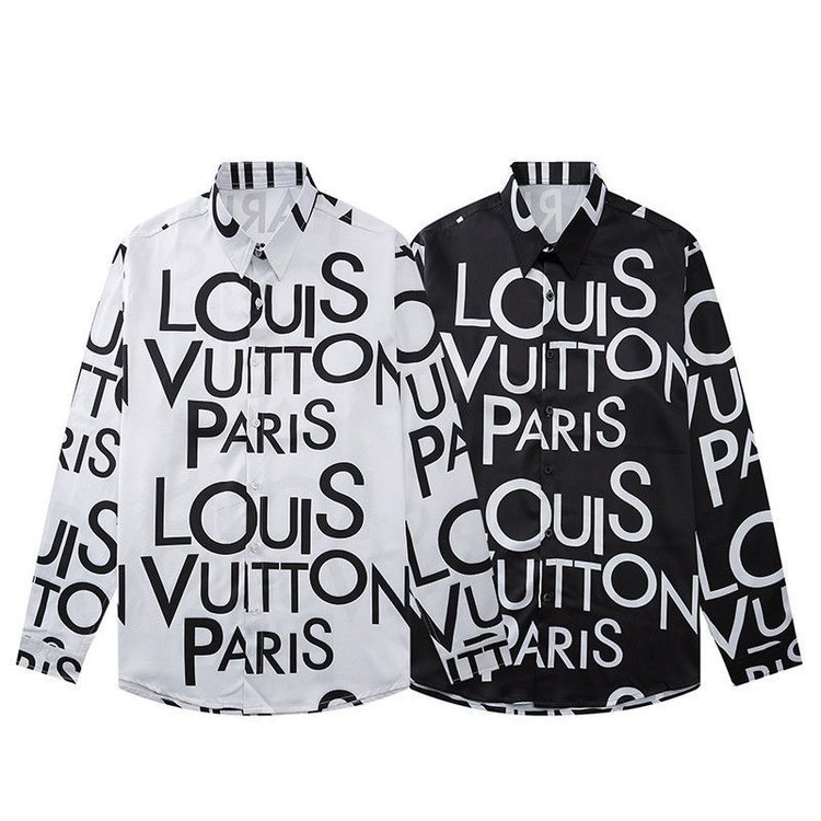 【Louis Vuitton 】 （ルイヴィトン）長袖シャツ 最新モデル 2色 男女兼用