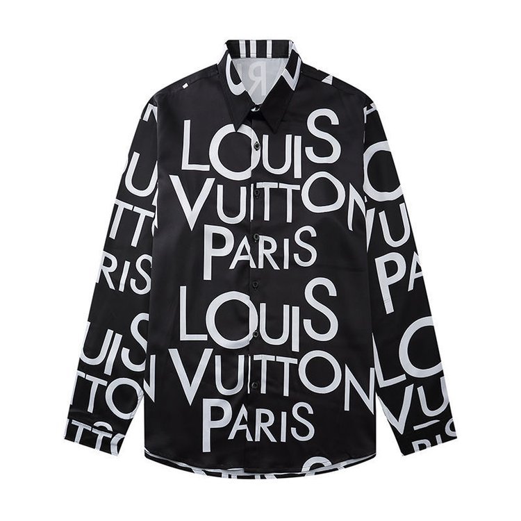 【Louis Vuitton 】 （ルイヴィトン）長袖シャツ 最新モデル 2色 男女兼用