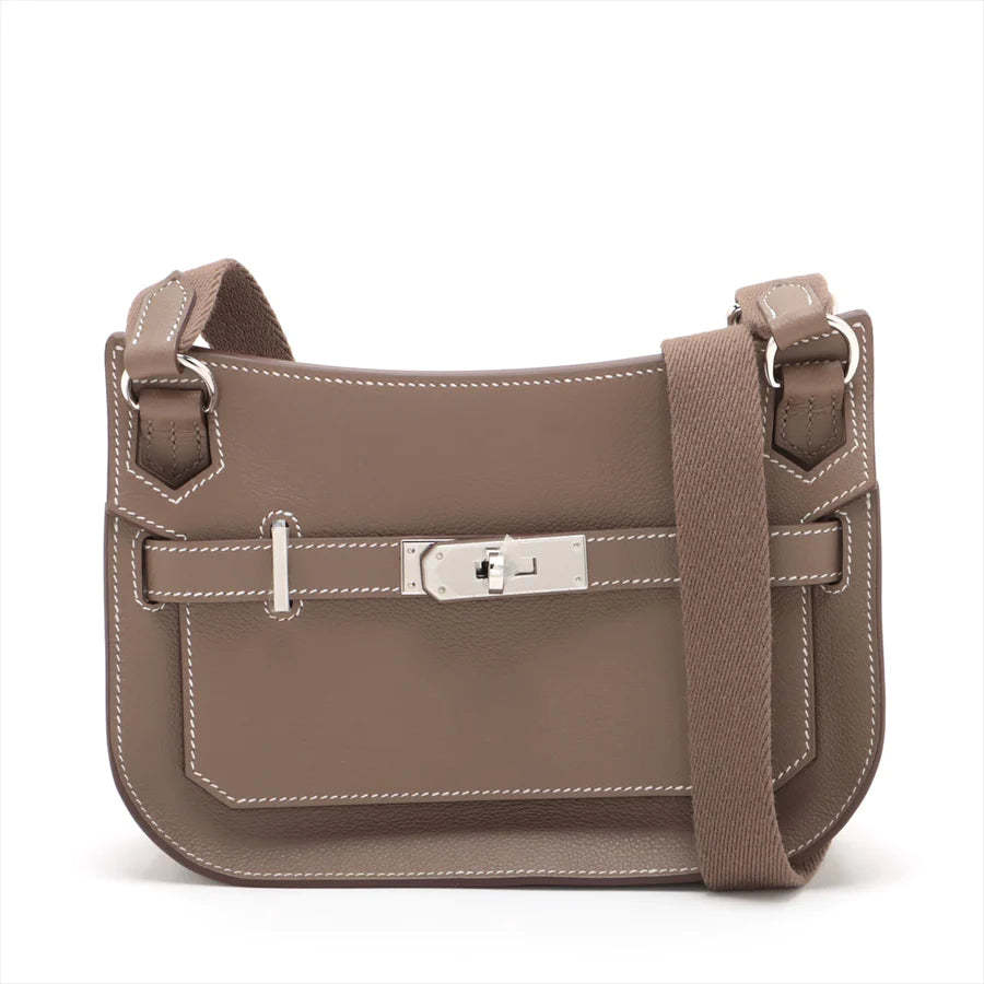 エルメス ジプシエールミニ エバーカラー エトゥープ シルバー金具