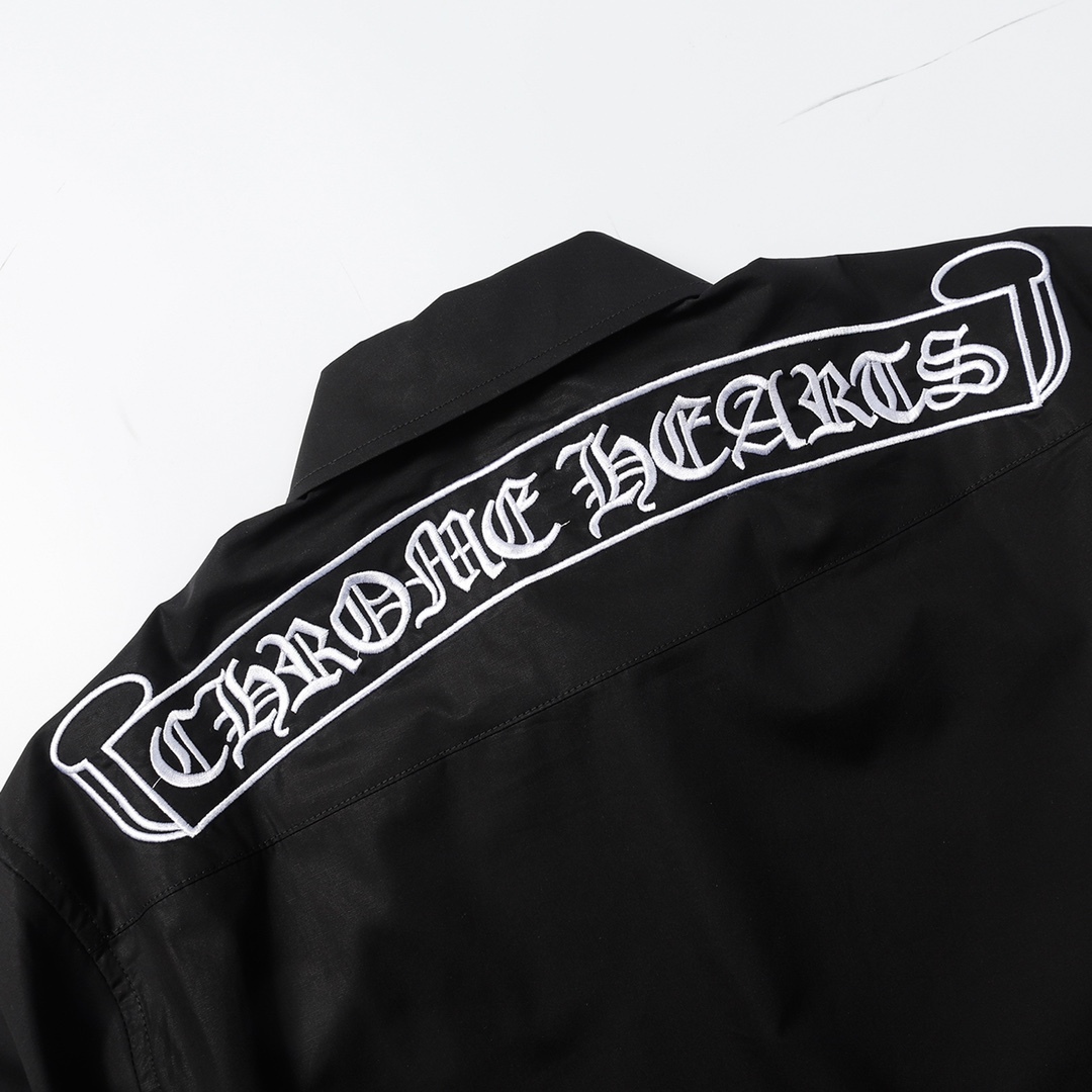 【CHROME HEARTS 公式旗艦店】 クロムハーツ シャツ ご好評に付き再入荷！ 黒 白