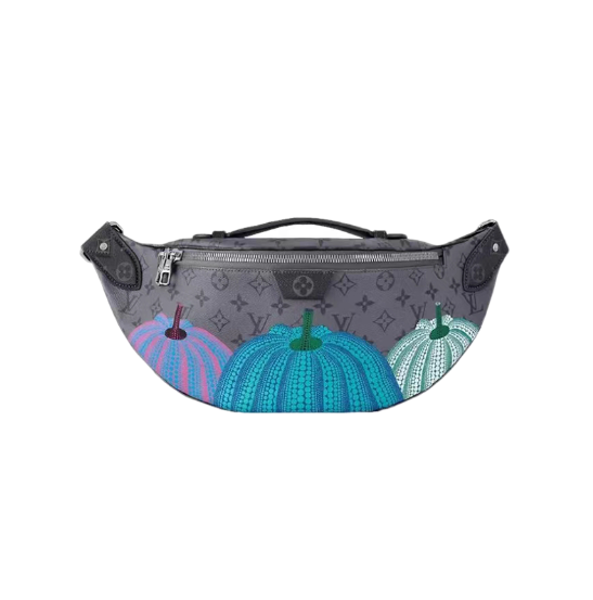 【LOUIS VUITTON】 新しい LV草間彌生コラボシリーズ カラフルカボチャ柄チェストバッグ/ウエストバッグ