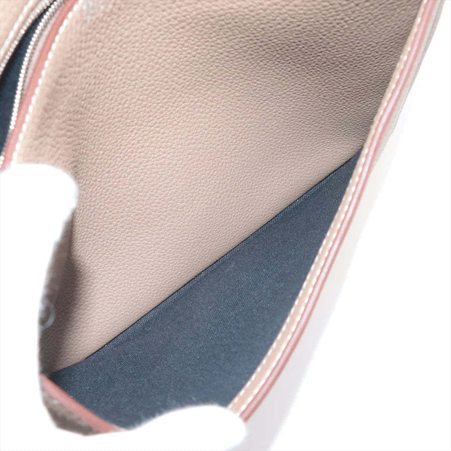 エルメス スティーブ ライト ジュニア トゴ エトゥープ シルバー金具