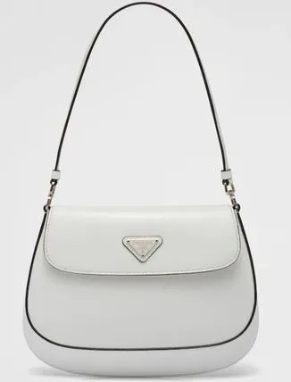 【prada】クレオ-ブラッシュドレザー-ショルダーバッグ
