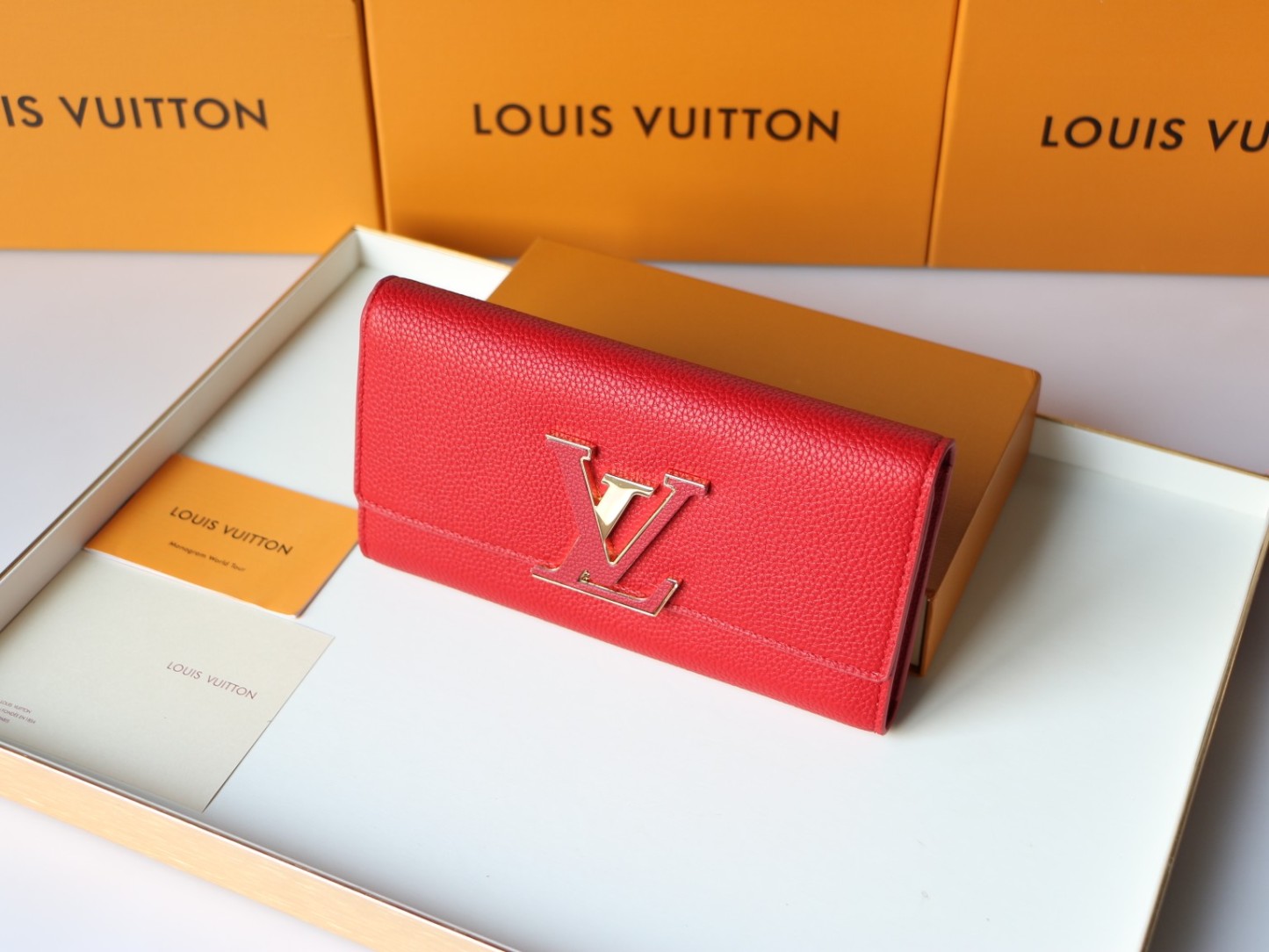 【LOUIS VUITTON】直営店買付 ポルトフォイユカプシーヌ