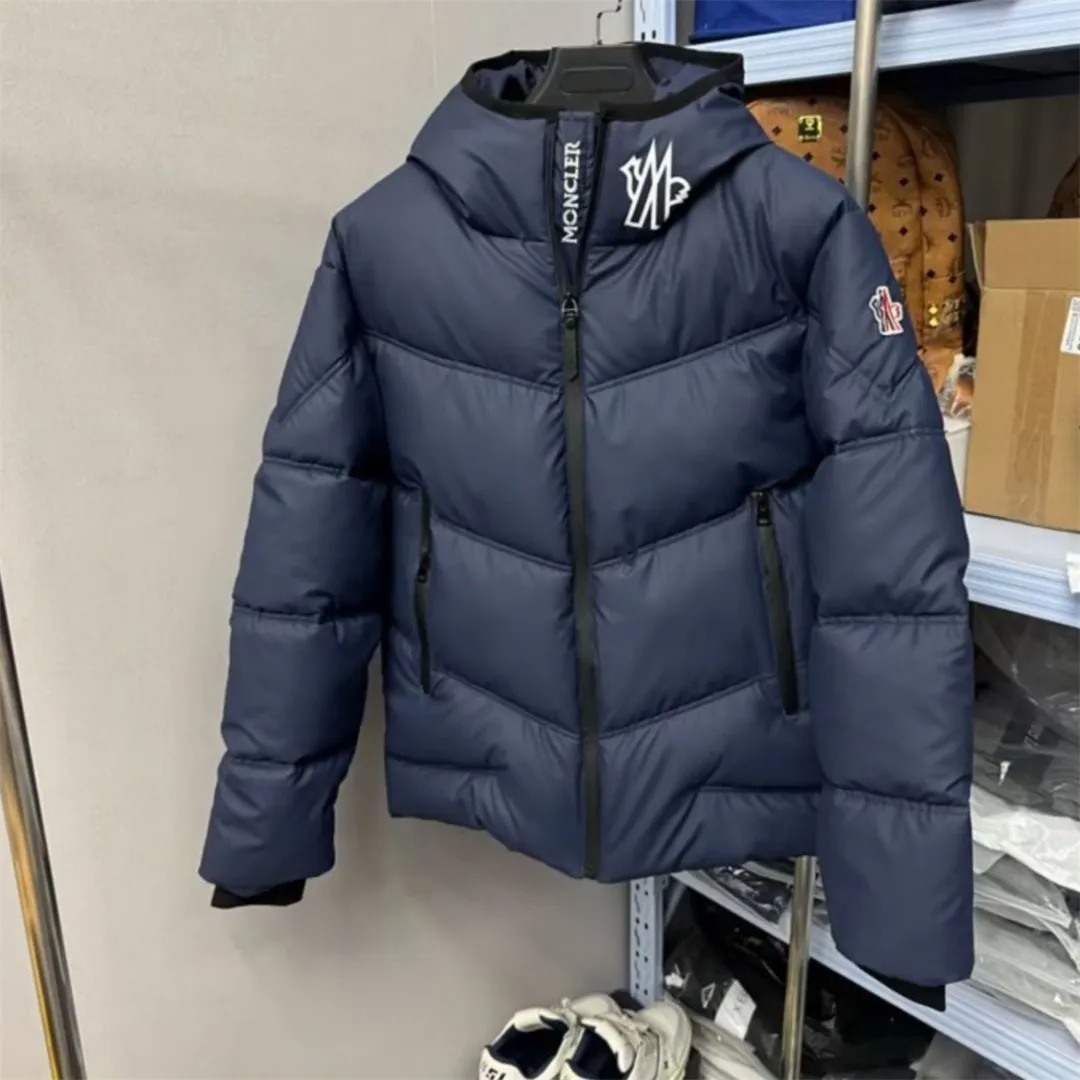 【MONCLER】モンクレール 2025 新しいコットンコート超ホット刺繍炎フード付きジャケット 男女兼用