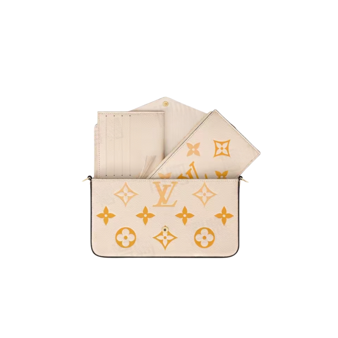 LOUIS VUITTON ルイヴィトン M80498 Félicie Pochette 21 x 12 x 3CM