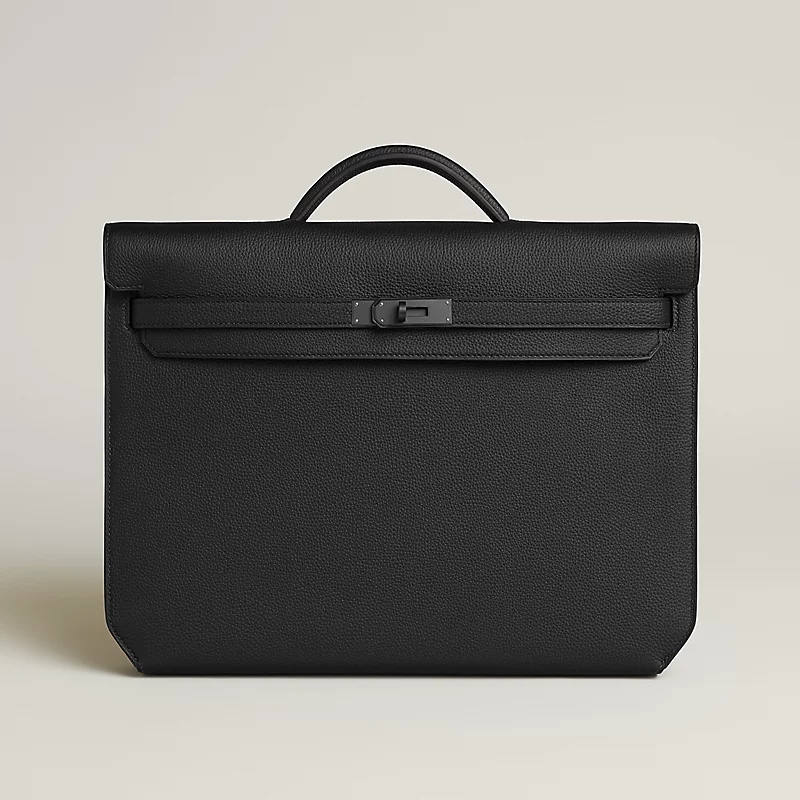 HERMES ケリーデペッシュ 36 モノクロ ビジネスバッグ