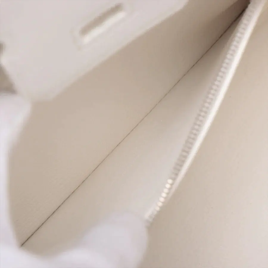 HERMES エルメス バーキン25 ヴォーエプソン ホワイト シルバー金具