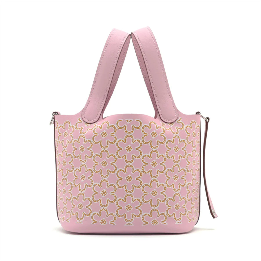 エルメス ピコタンロック ミクロ ラッキーデイジー スイフト モーヴシルベストル シルバー金具