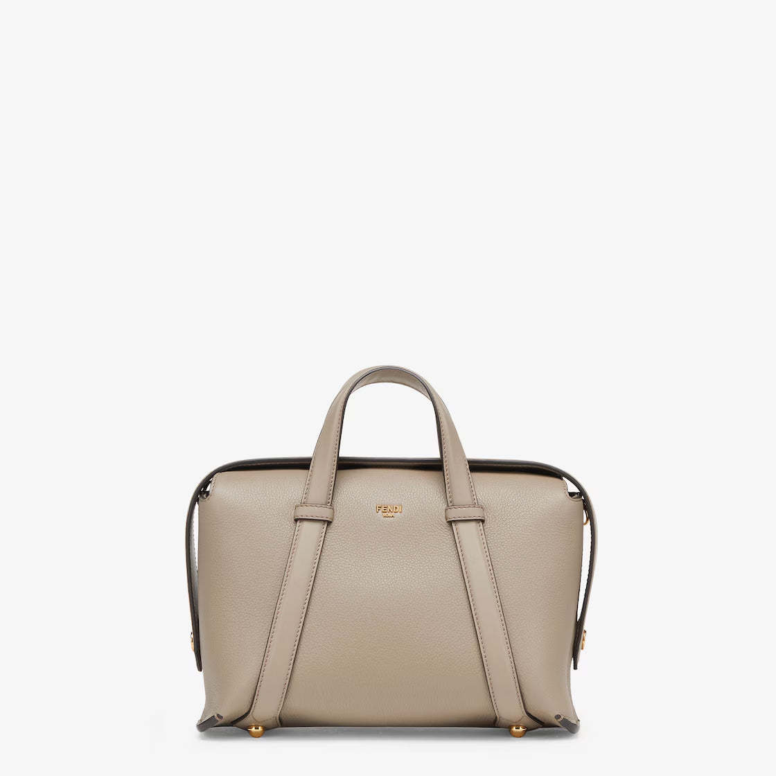 フェンディ ボストン 365   ダブグレーレザー バッグ