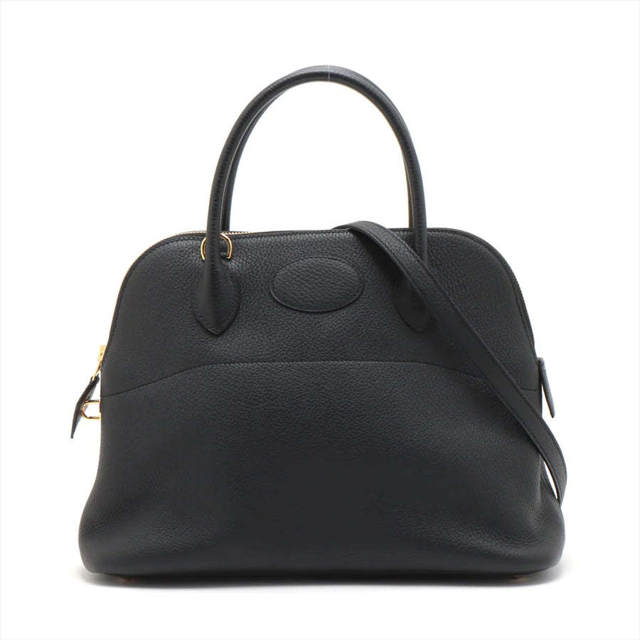 エルメス ボリード31 トリヨンクレマンス ブラック ゴールド金具