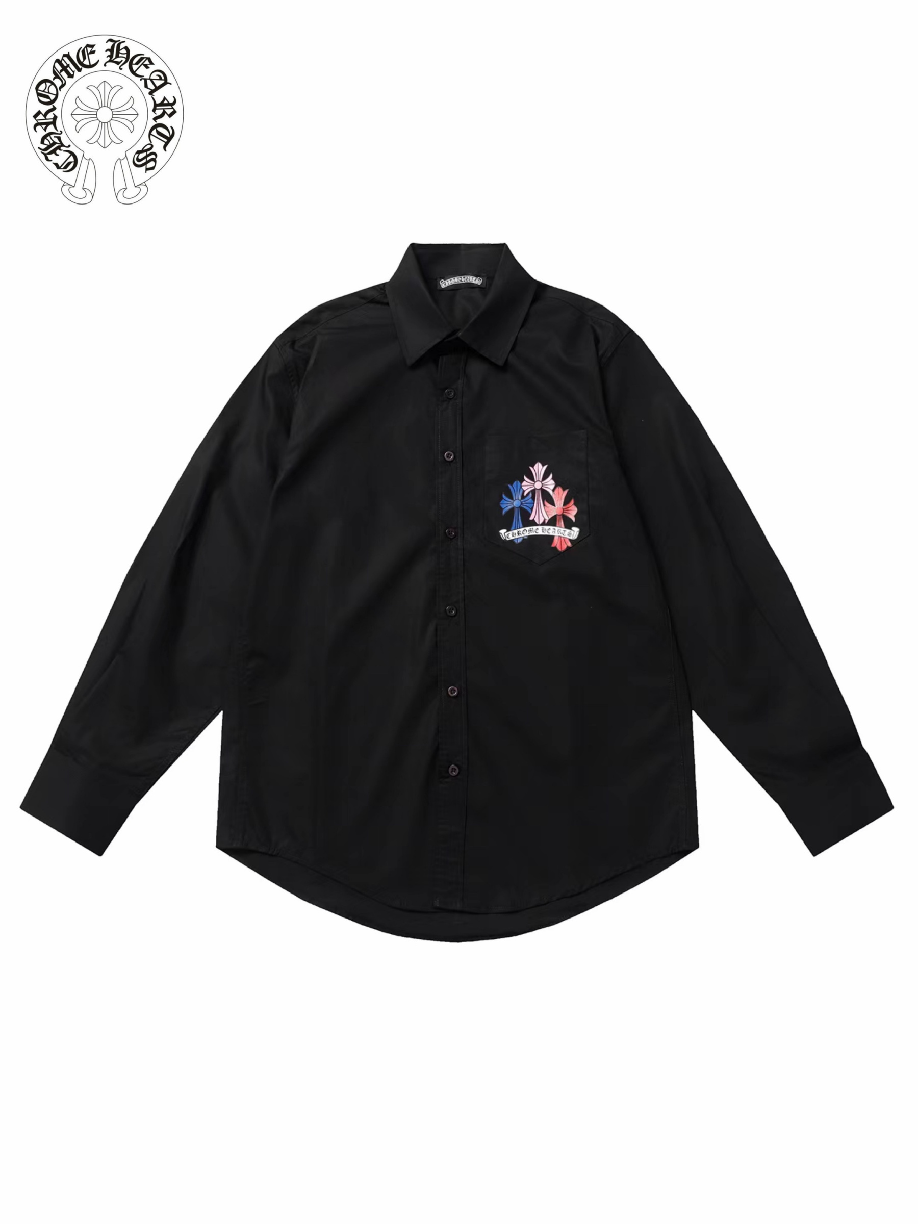 【CHROME HEARTS 公式旗艦店】 クロムハーツ シャツ ご好評に付き再入荷！ 黒 白