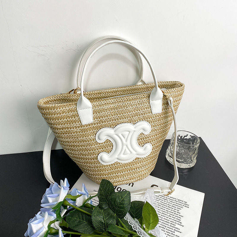 CEL1NE👜ニット凱旋野菜カゴバッグ、カジュアルホリデーバッグ【50%OFF+送料無料】