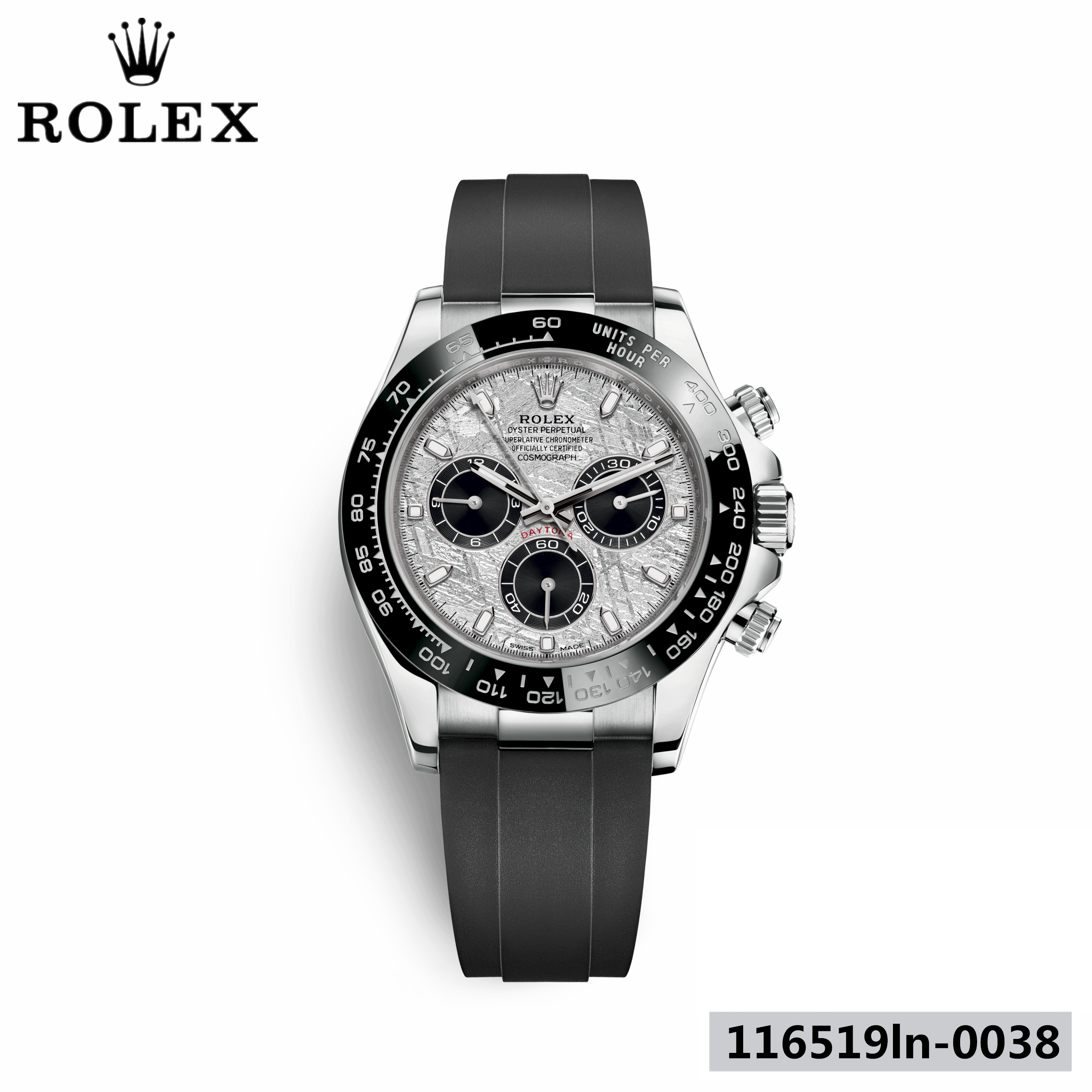 コスモグラフ デイトナ オイスター 40 mm ホワイトゴールド