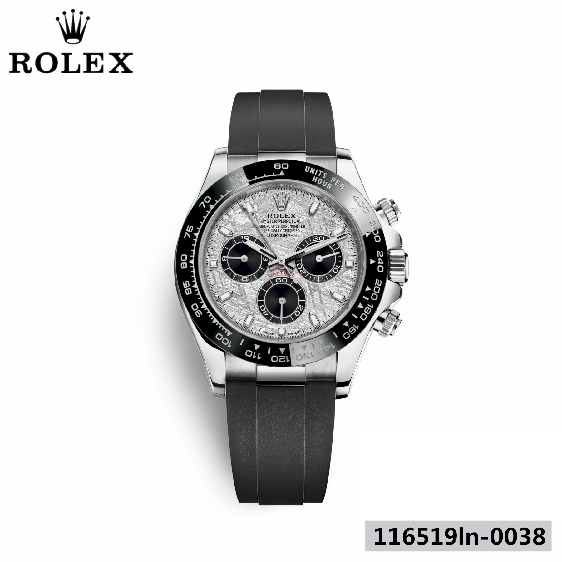 コスモグラフ デイトナ オイスター 40 mm ホワイトゴールド