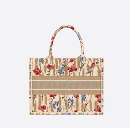 【ディオール】新作！フラワー柄★ディオールブックトートスモールバッグ★-BUYMA