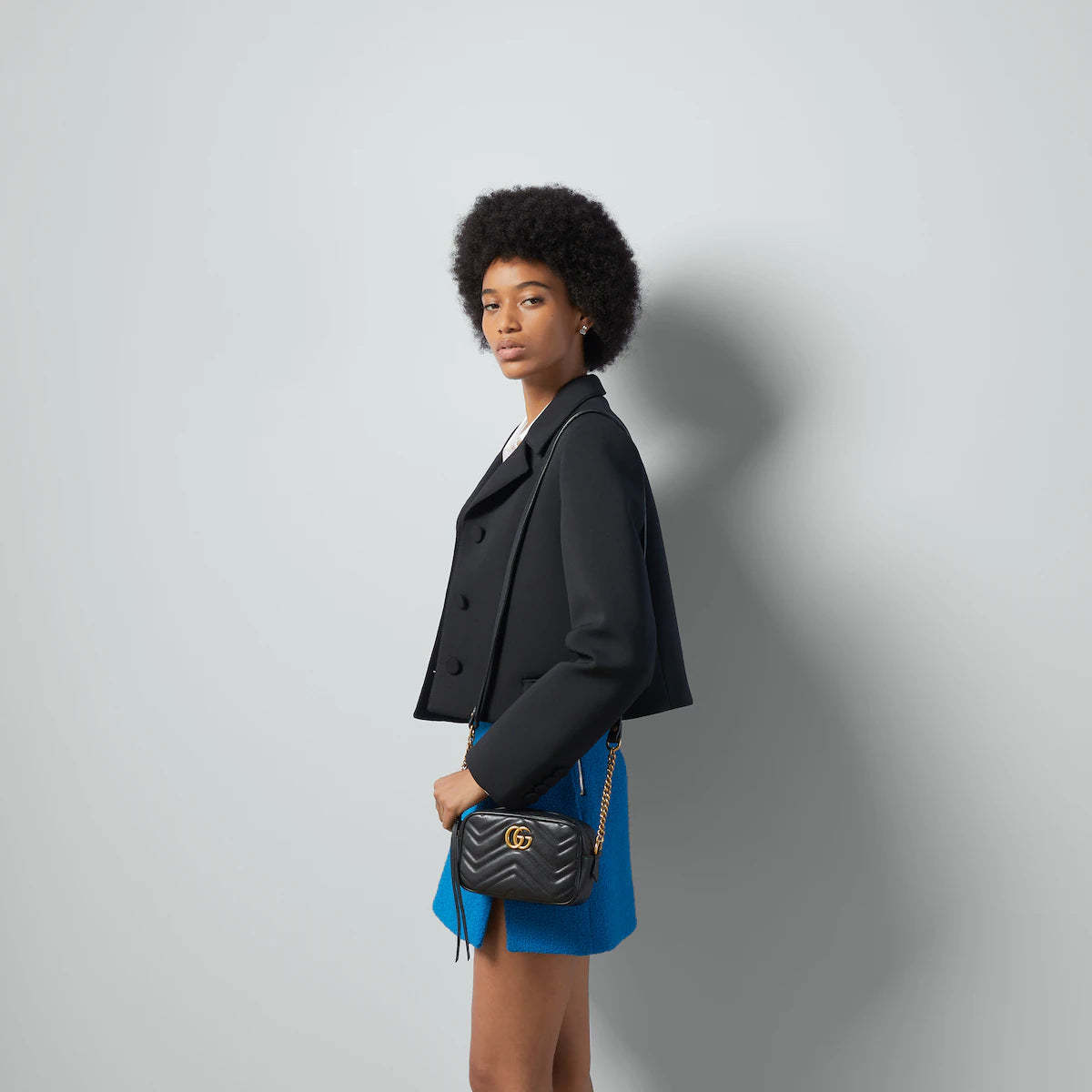 〔GGマーモント〕 キルティング ミニバッグ