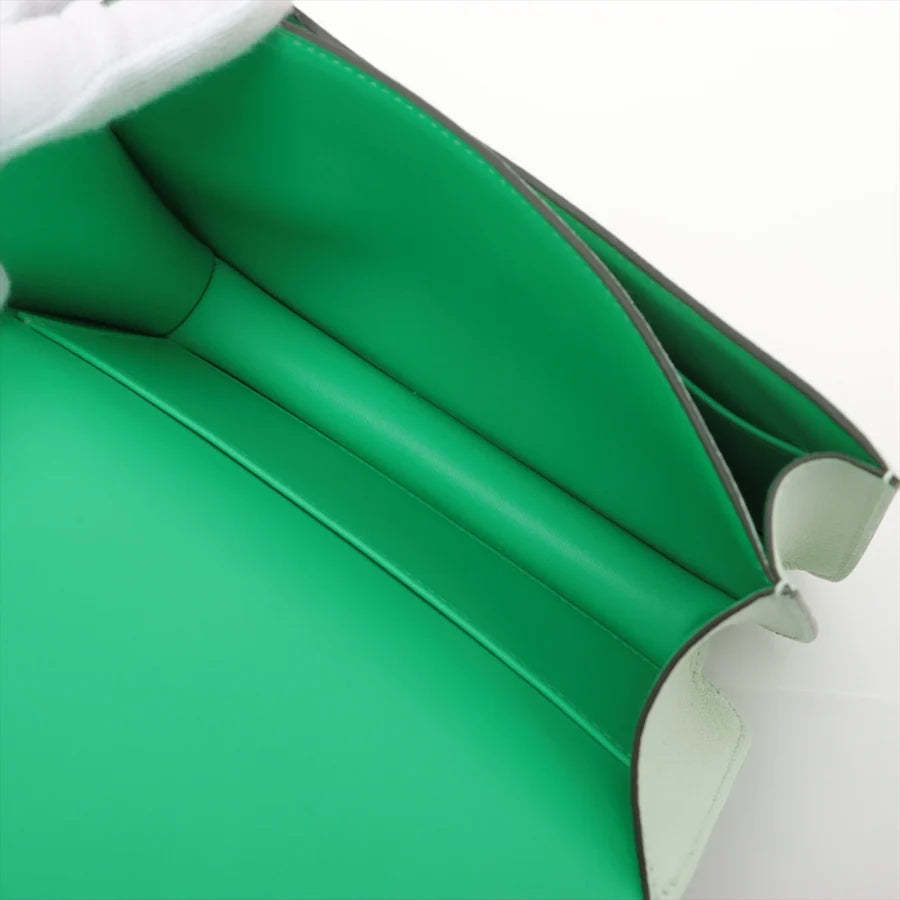 エルメス コンスタンス3 ミニ18 ミロワール シェブルミゾル ヴェールフィズ シルバー金具