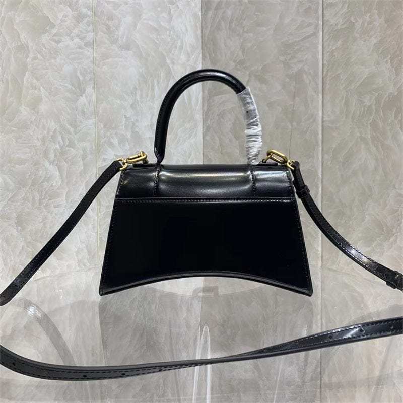 BALENCIAGA ブラック アワーグラス ハンドバッグ
