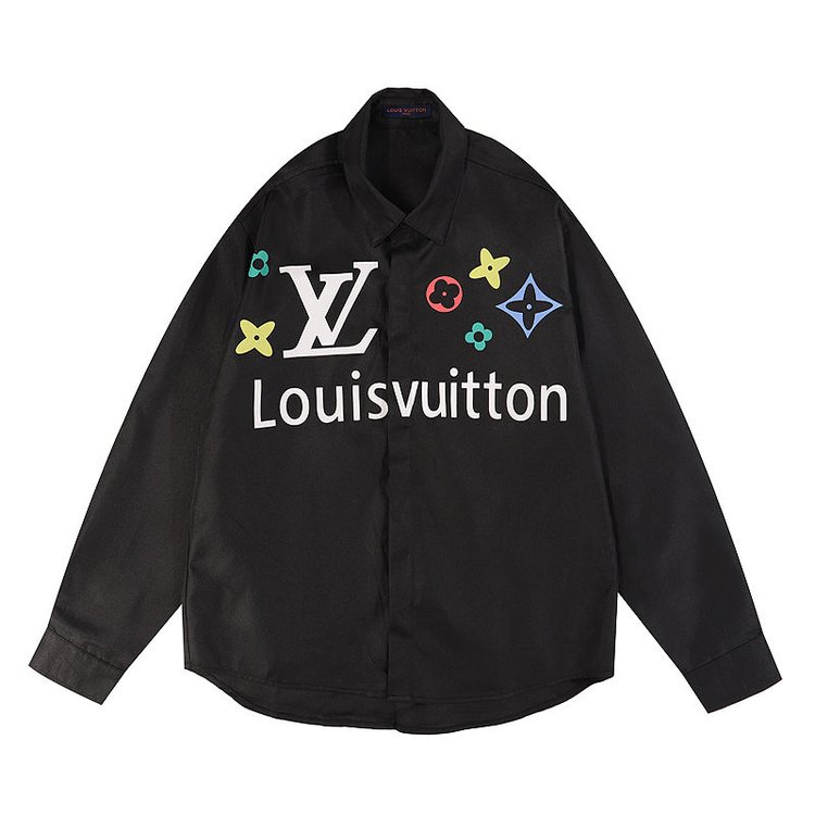 【Louis Vuitton 】 （ルイヴィトン）長袖シャツ 最新モデル 2色 男女兼用