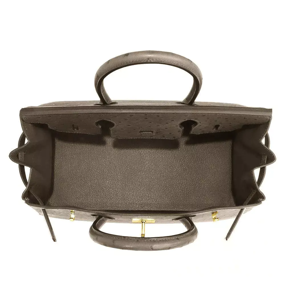 【HERMES】エルメス バーキン 30cm オーストリッチ ゴールド金具