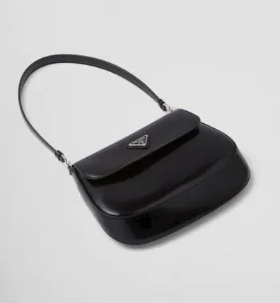 【prada】クレオ-ブラッシュドレザー-ショルダーバッグ