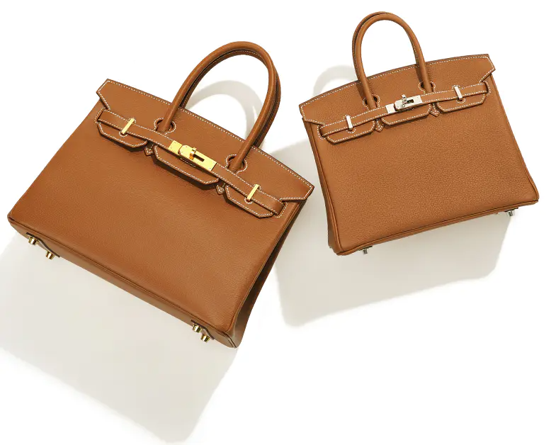 【HERMES】エルメス バーキン25　トゴ　ブラウン【中古·未使用】