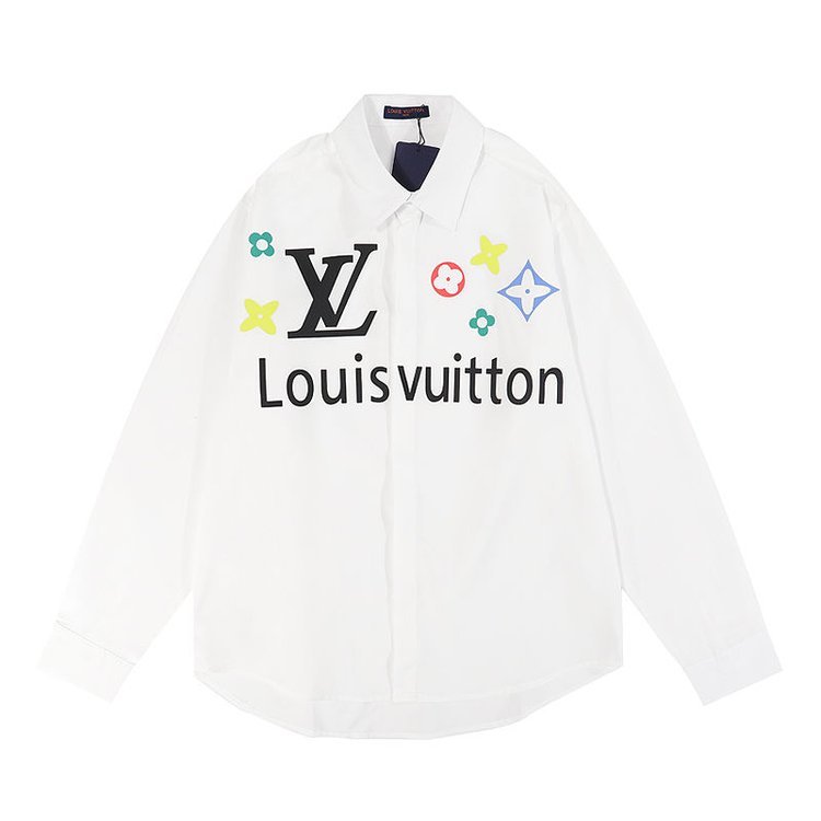 【Louis Vuitton 】 （ルイヴィトン）長袖シャツ 最新モデル 2色 男女兼用
