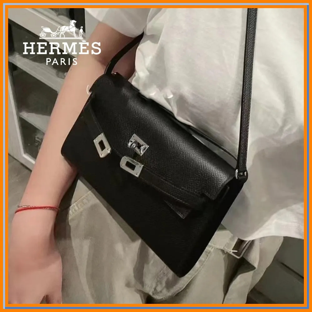【上品シンプル】HERMES ケリー トゥ ゴー バッグ