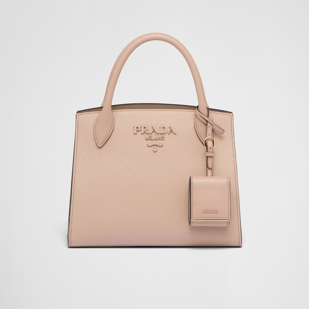 ★PRADA直営店★モノクローム スモール サフィアーノ バッグ