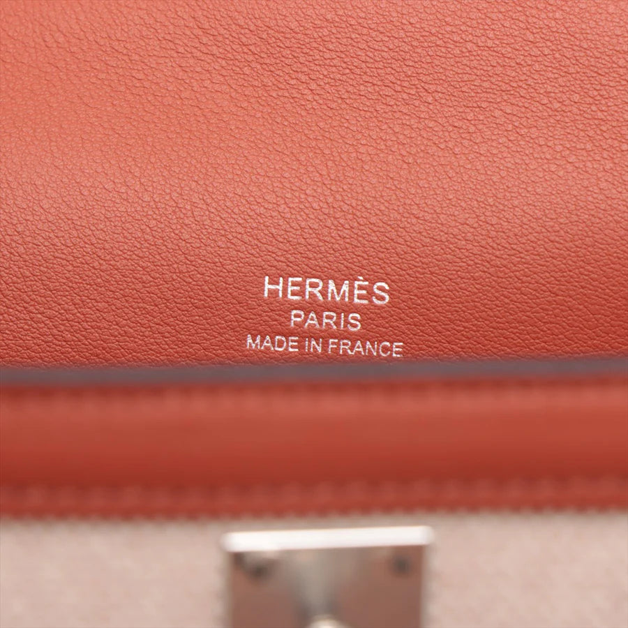 エルメス ケリーヴェルソ25 トワルアッシュ×ヴォースイフト キュイーブル