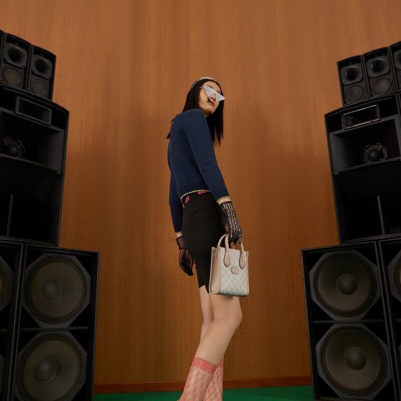 大人気！すぐ届く！【GUCCI】ミニ トートバッグ ユニセックス