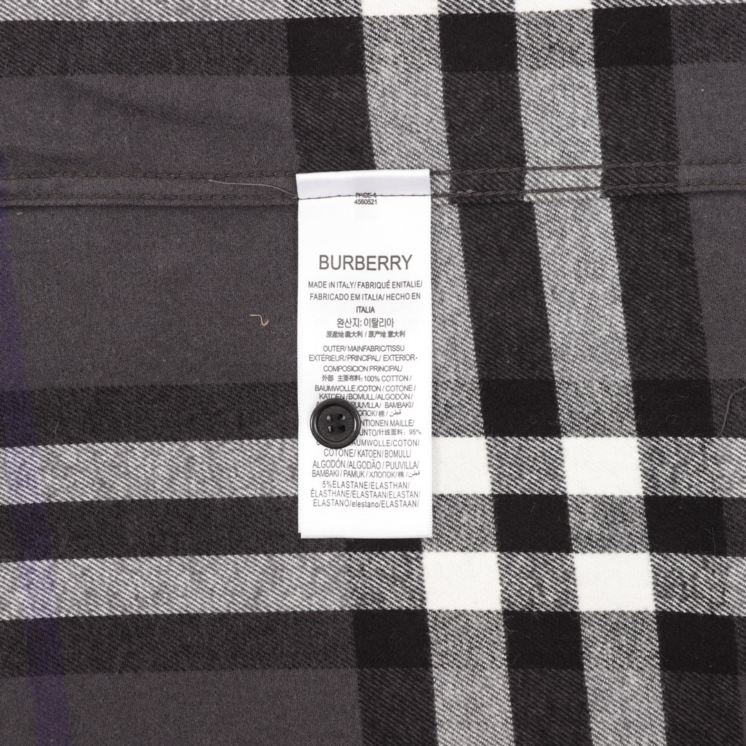 【BURBERRY 公式旗艦店】バーバリー シャツ ご好評に付き再入荷 241119