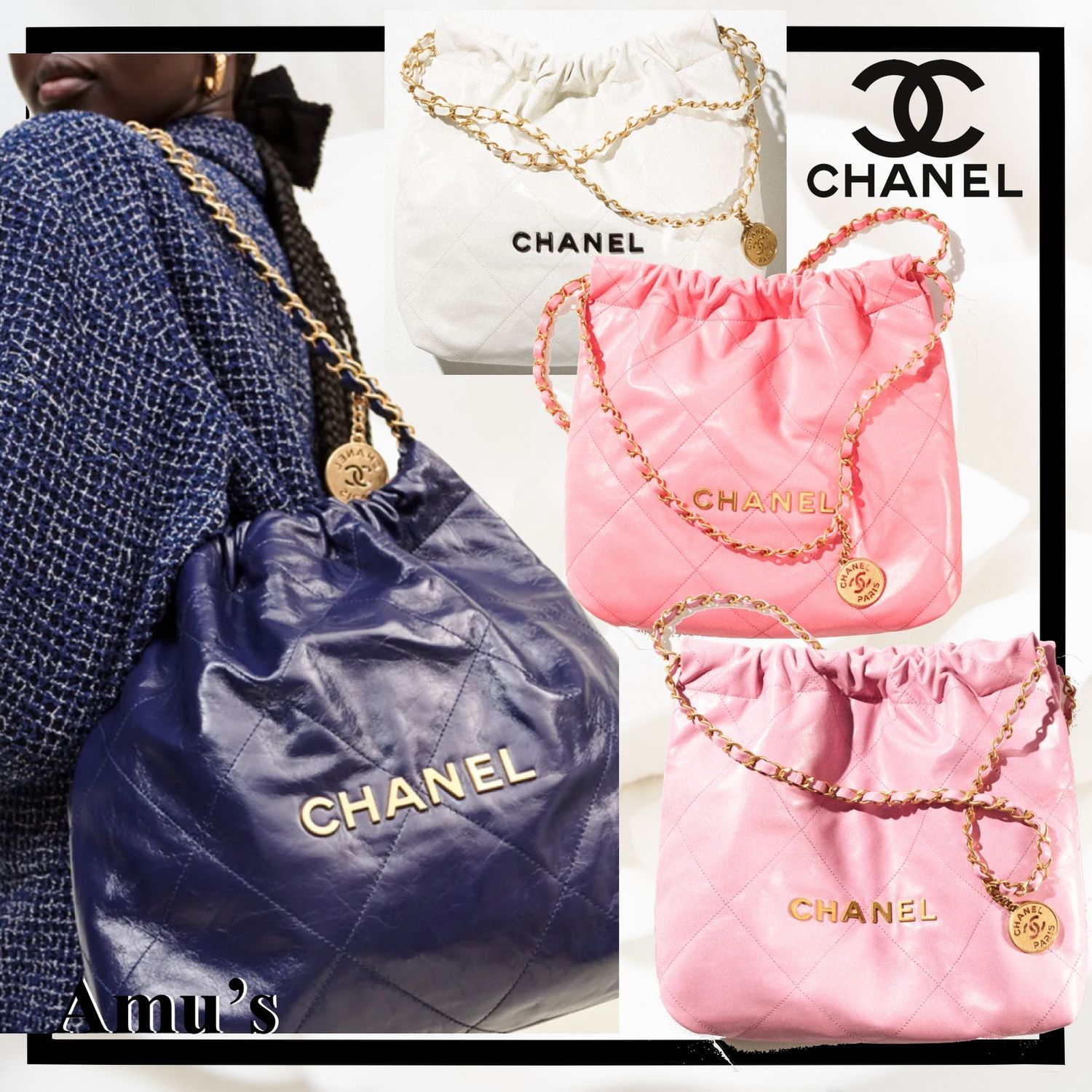 【CHANEL】在庫あり☆入手困難 CHANEL 22 スモール ハンドバッグ