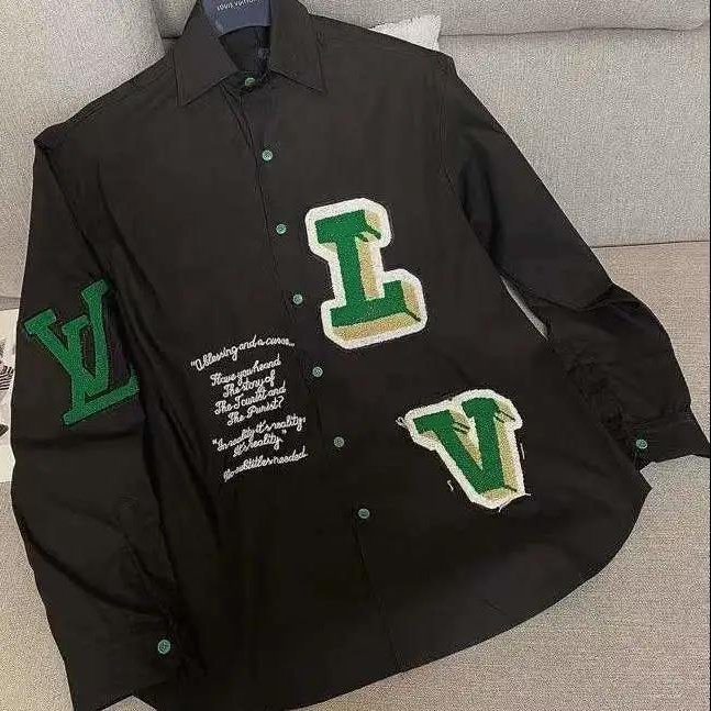 【Louis Vuitton 】 （ルイヴィトン）長袖シャツ 最新モデル 男女兼用